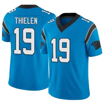 Youth Nike Carolina Panthers Adam Thielen Blue Vapor F.U.S.E. Jersey - Limited