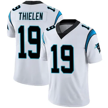 Youth Nike Carolina Panthers Adam Thielen White Vapor Untouchable Jersey - Limited