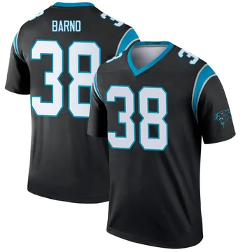 Youth Nike Carolina Panthers Amare Barno Black Jersey - Legend