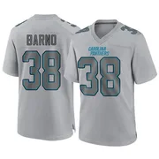 Youth Nike Carolina Panthers Amare Barno Gray Atmosphere Fashion Jersey - Game