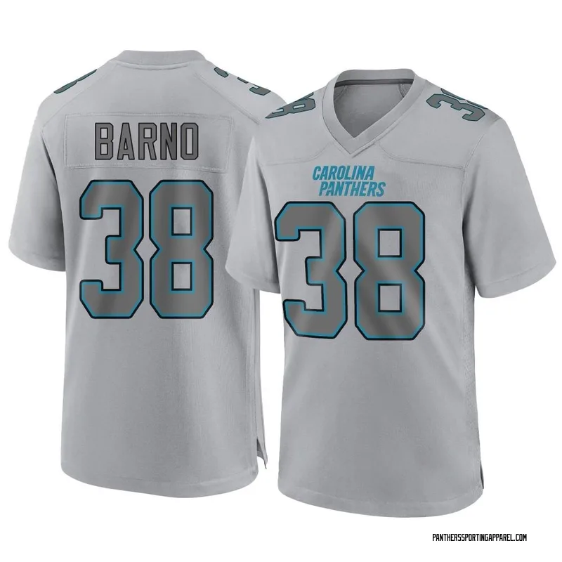 Youth Nike Carolina Panthers Amare Barno Gray Atmosphere Fashion Jersey - Game