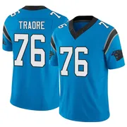Youth Nike Carolina Panthers Badara Traore Blue Vapor F.U.S.E. Jersey - Limited