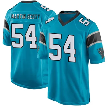 Youth Nike Carolina Panthers Bam Martin-Scott Blue Alternate Jersey - Game