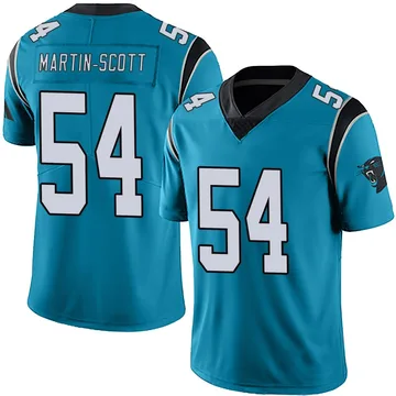 Youth Nike Carolina Panthers Bam Martin-Scott Blue Alternate Vapor Untouchable Jersey - Limited