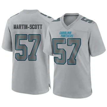 Youth Nike Carolina Panthers Bam Martin-Scott Gray Atmosphere Fashion Jersey - Game
