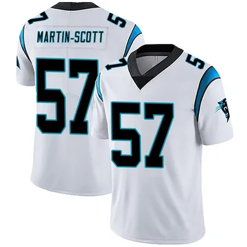 Youth Nike Carolina Panthers Bam Martin-Scott White Vapor Untouchable Jersey - Limited