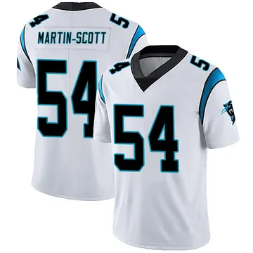 Youth Nike Carolina Panthers Bam Martin-Scott White Vapor Untouchable Jersey - Limited