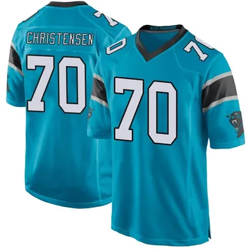 Youth Nike Carolina Panthers Brady Christensen Blue Alternate Jersey - Game