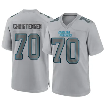 Youth Nike Carolina Panthers Brady Christensen Gray Atmosphere Fashion Jersey - Game