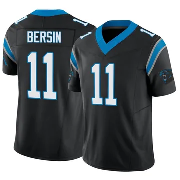 Youth Nike Carolina Panthers Brenton Bersin Black Vapor F.U.S.E. Jersey - Limited