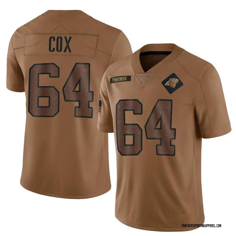 Youth Nike Carolina Panthers Bryan Cox Brown 2023 Salute To Service Jersey - Limited