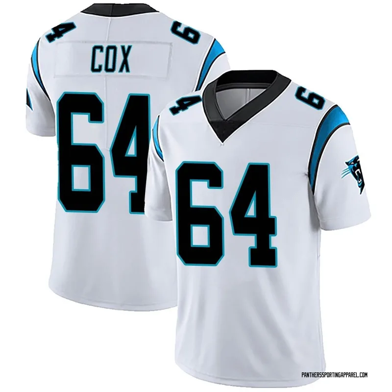Youth Nike Carolina Panthers Bryan Cox White Vapor Untouchable Jersey - Limited