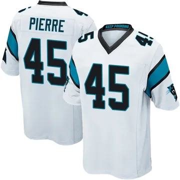 Youth Nike Carolina Panthers Bryce Pierre White Jersey - Game