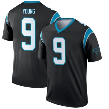 Youth Nike Carolina Panthers Bryce Young Black Jersey - Legend