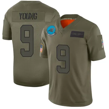 Youth Nike Carolina Panthers Bryce Young Camo 2019 Salute to Service Jersey - Limited