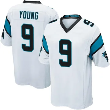 Youth Nike Carolina Panthers Bryce Young White Jersey - Game