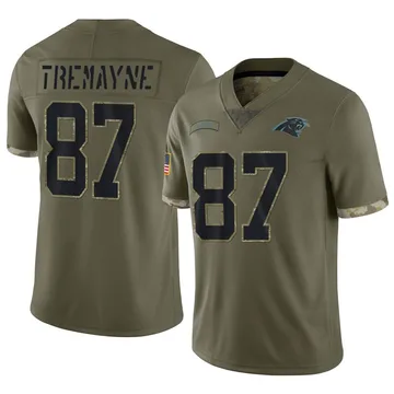 Youth Nike Carolina Panthers Brycen Tremayne Olive 2022 Salute To Service Jersey - Limited