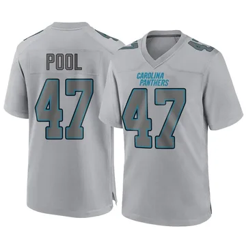 Youth Nike Carolina Panthers Bumper Pool Gray Atmosphere Fashion Jersey - Game
