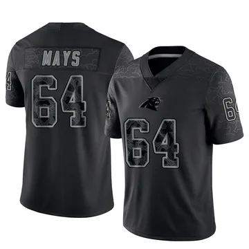 Youth Nike Carolina Panthers Cade Mays Black Reflective Jersey - Limited