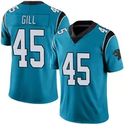 Youth Nike Carolina Panthers Cam Gill Blue Alternate Vapor Untouchable Jersey - Limited