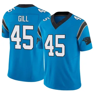 Youth Nike Carolina Panthers Cam Gill Blue Vapor F.U.S.E. Jersey - Limited