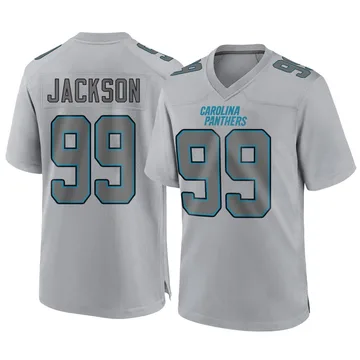Youth Nike Carolina Panthers Cam Jackson Gray Atmosphere Fashion Jersey - Game