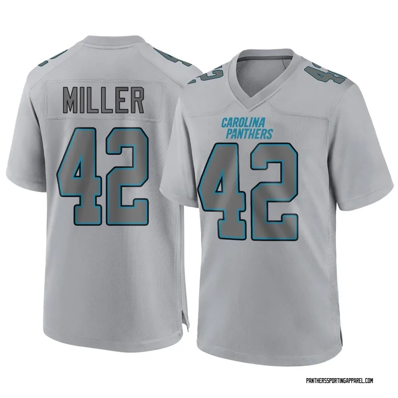 Youth Nike Carolina Panthers Cam Miller Gray Atmosphere Fashion Jersey - Game