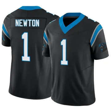 Youth Nike Carolina Panthers Cam Newton Black Vapor F.U.S.E. Jersey - Limited