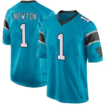 Youth Nike Carolina Panthers Cam Newton Blue Alternate Jersey - Game