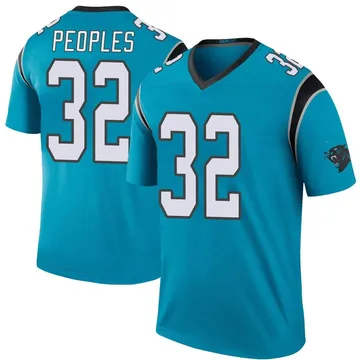 Youth Nike Carolina Panthers Camerun Peoples Blue Color Rush Jersey - Legend