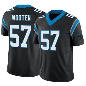 Youth Nike Carolina Panthers Chandler Wooten Black Vapor F.U.S.E. Jersey - Limited