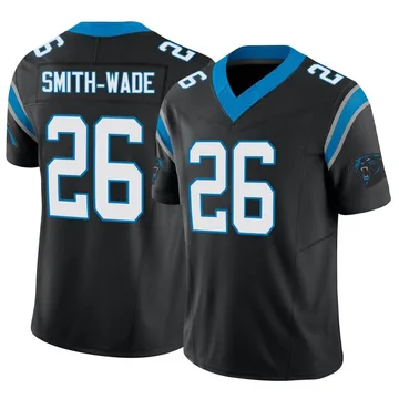 Youth Nike Carolina Panthers Chau Smith-Wade Black Vapor F.U.S.E. Jersey - Limited