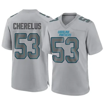 Youth Nike Carolina Panthers Claudin Cherelus Gray Atmosphere Fashion Jersey - Game