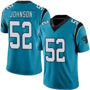 Youth Nike Carolina Panthers DJ Johnson Blue Alternate Vapor Untouchable Jersey - Limited