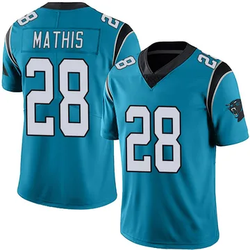 Youth Nike Carolina Panthers Damarri Mathis Blue Alternate Vapor Untouchable Jersey - Limited