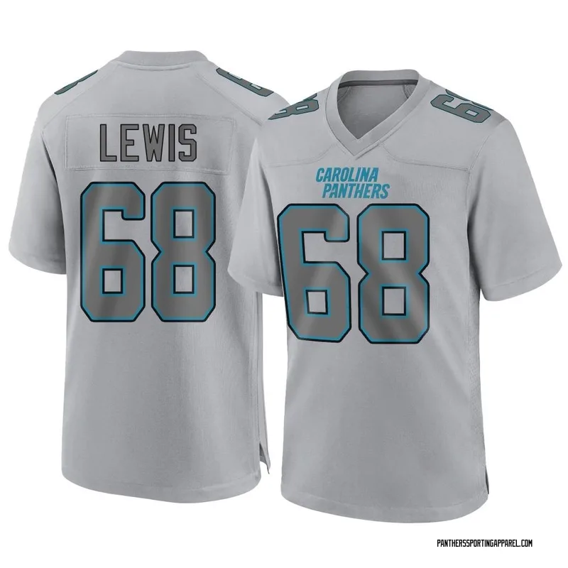 Youth Nike Carolina Panthers Damien Lewis Gray Atmosphere Fashion Jersey - Game