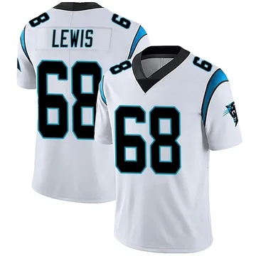 Youth Nike Carolina Panthers Damien Lewis White Vapor Untouchable Jersey - Limited