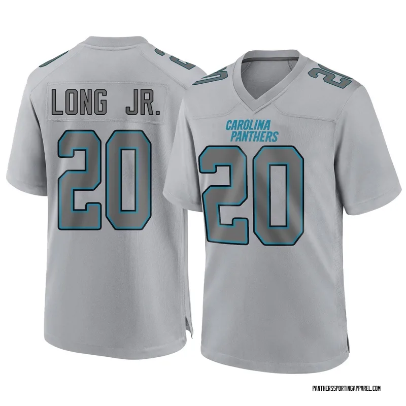 Youth Nike Carolina Panthers David Long Jr. Gray Atmosphere Fashion Jersey - Game