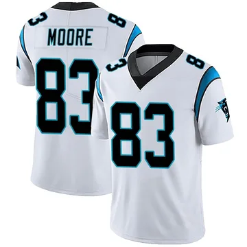 Youth Nike Carolina Panthers David Moore White Vapor Untouchable Jersey - Limited