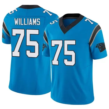 Youth Nike Carolina Panthers DeShawn Williams Blue Vapor F.U.S.E. Jersey - Limited