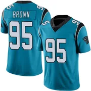 Youth Nike Carolina Panthers Derrick Brown Blue Alternate Vapor Untouchable Jersey - Limited
