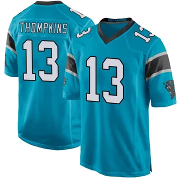 Youth Nike Carolina Panthers Deven Thompkins Blue Alternate Jersey - Game