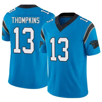 Youth Nike Carolina Panthers Deven Thompkins Blue Vapor F.U.S.E. Jersey - Limited