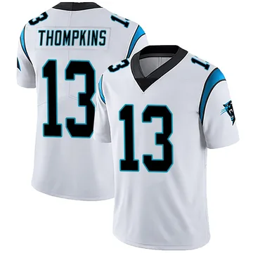 Youth Nike Carolina Panthers Deven Thompkins White Vapor Untouchable Jersey - Limited