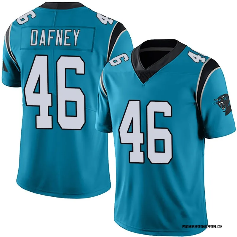 Youth Nike Carolina Panthers Dominique Dafney Blue Alternate Vapor Untouchable Jersey - Limited