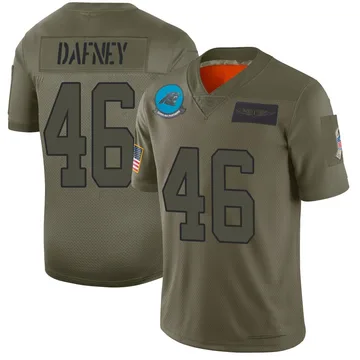 Youth Nike Carolina Panthers Dominique Dafney Camo 2019 Salute to Service Jersey - Limited