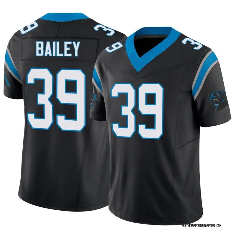 Youth Nike Carolina Panthers Emani Bailey Black Vapor F.U.S.E. Jersey - Limited