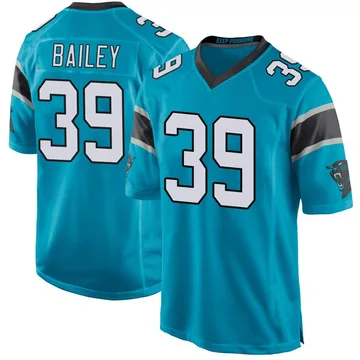Youth Nike Carolina Panthers Emani Bailey Blue Alternate Jersey - Game
