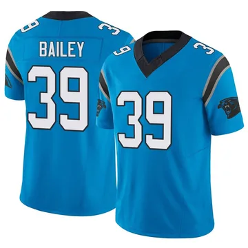Youth Nike Carolina Panthers Emani Bailey Blue Vapor F.U.S.E. Jersey - Limited