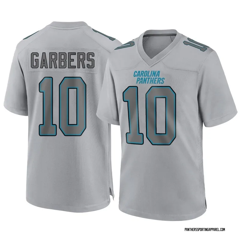 Youth Nike Carolina Panthers Ethan Garbers Gray Atmosphere Fashion Jersey - Game